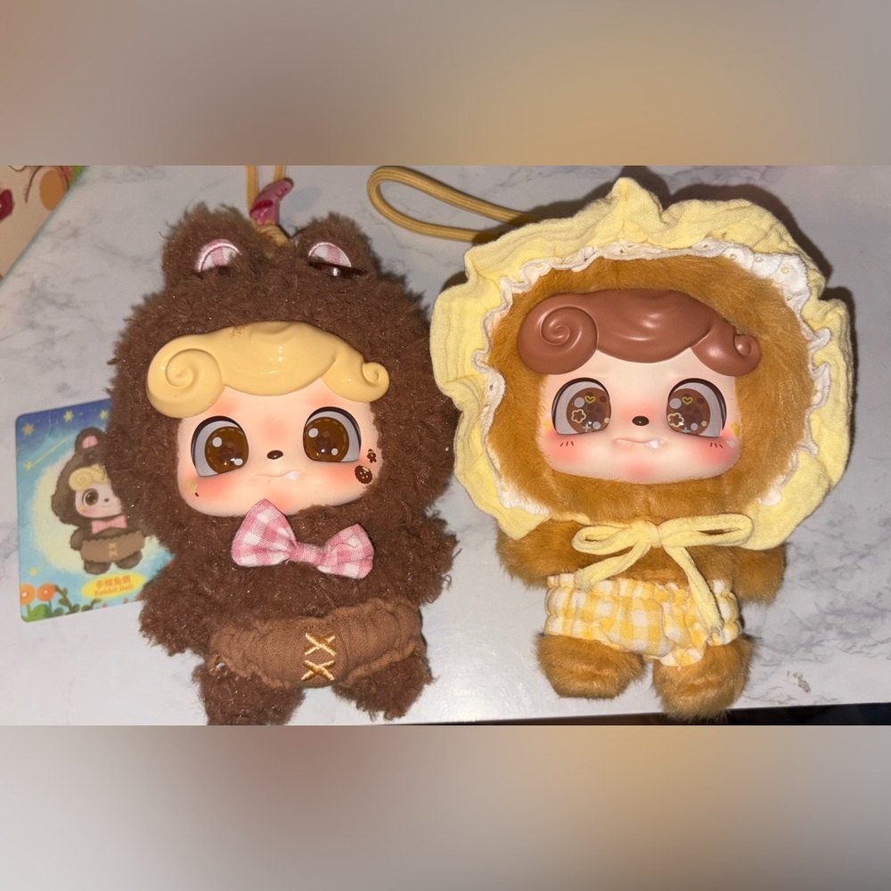 Q Kids Fairy Tales CONFIRMED Rabbit Doll & Baby Wolf Pendant ‼️‼️